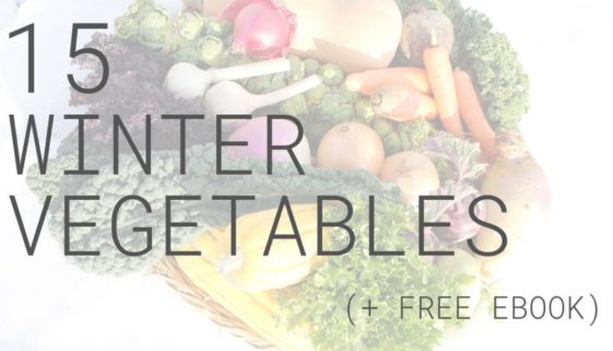 list of winter vegetables