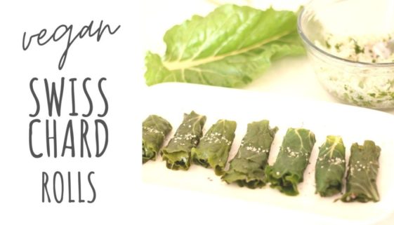 vegan swiss chard rolls recipe