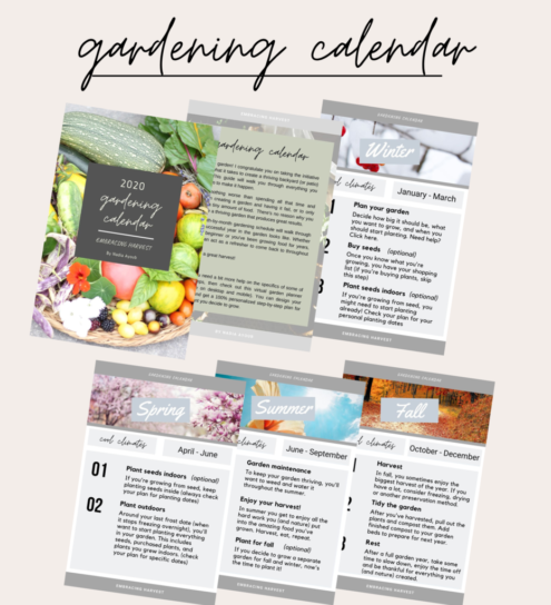 gardening calendar