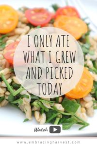 i only ate what i grew and picked today pinterest