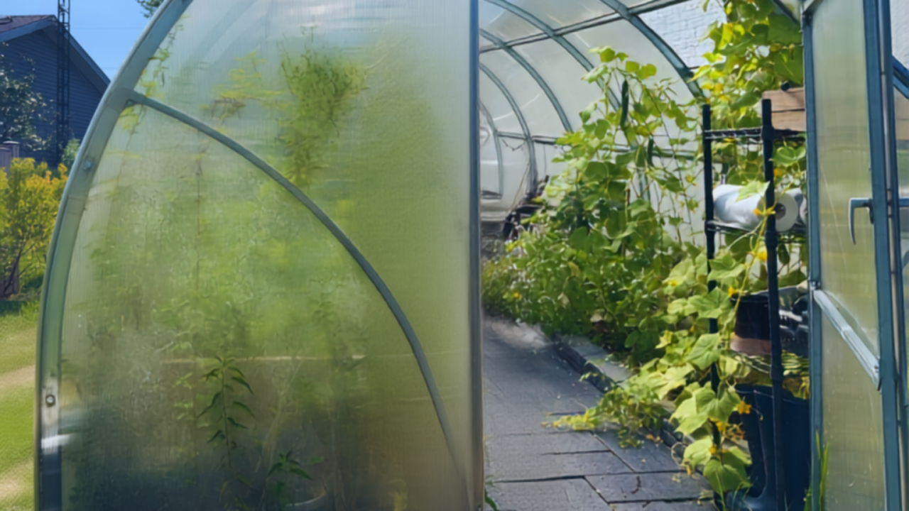 greenhouse gardening in summer